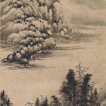 Landschap in de stijl van Shen Zhou - 1650 